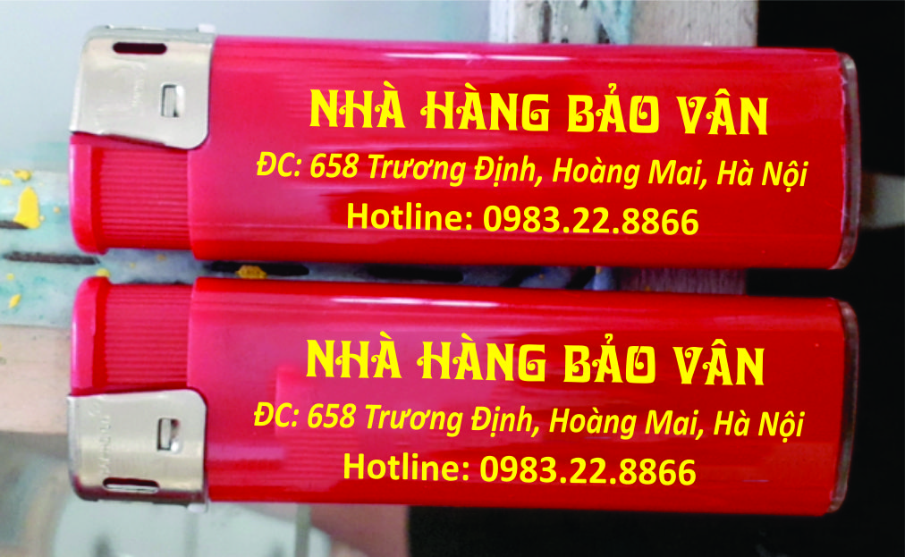 Bật lửa in rẻ đẹp tại Hà Nội, Sài Gòn